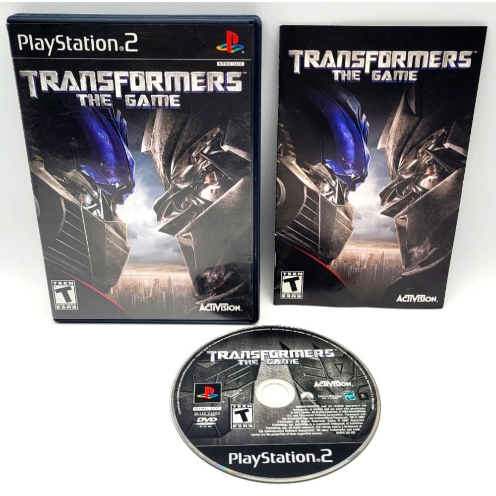 Transformers The Game (Playstation 2, PS2) CIB‎ COMPLETE IN BOX ACTIVISION